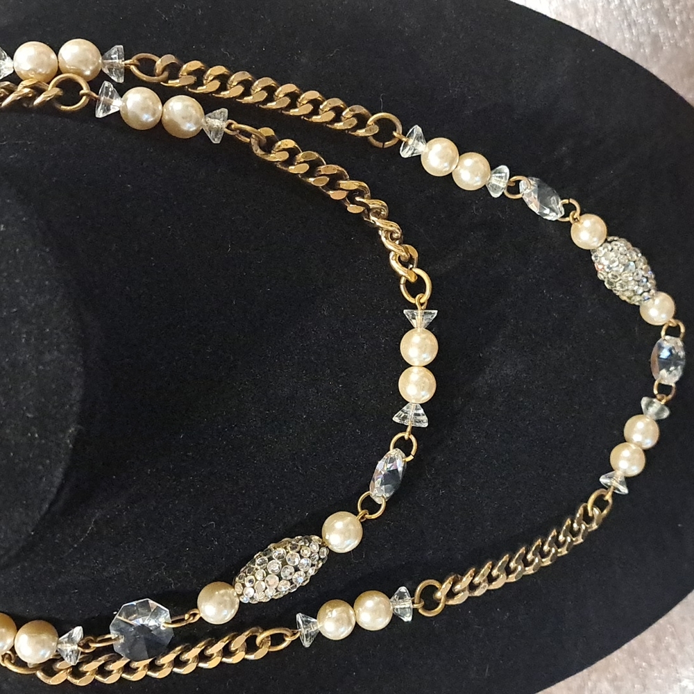 Chunky 21" Multimedia Necklace